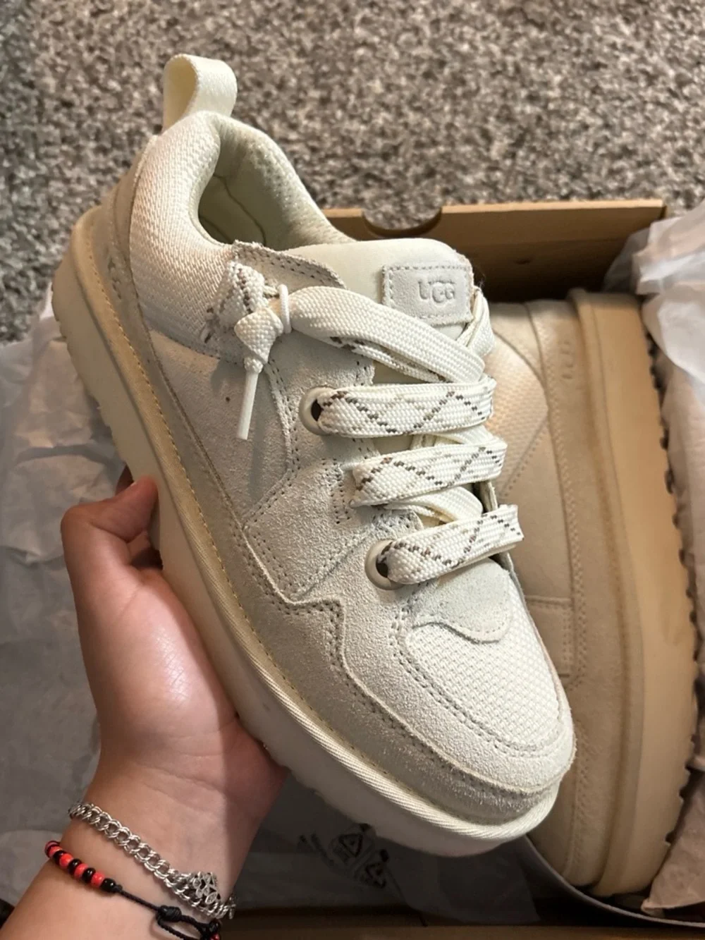 UGG Women's Cream Low-Top Sneakers